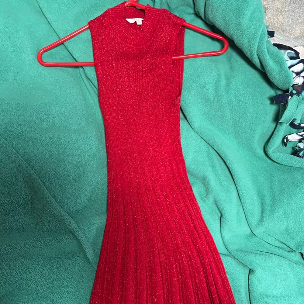 Red formal dress